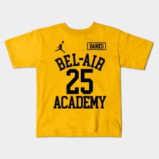 Carlton Banks Bel Air Basketball Jersey Kids T-Shirt